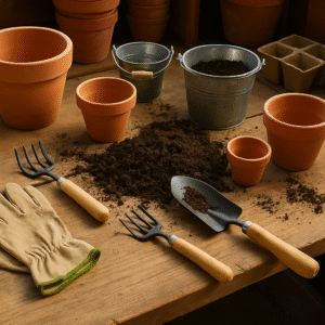 Herramientas de jardinería