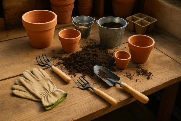 Herramientas de jardinería